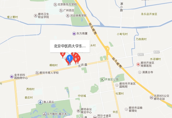北京中醫藥大學東方學院地址在哪里
