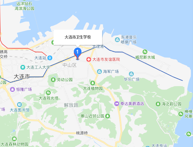 大連鐵路衛生學校2022年地址在哪里
