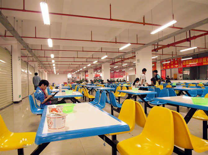 云南城市建設職業學院食堂情況