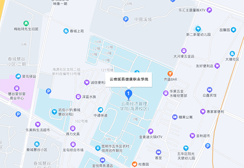 云南醫藥健康職業學院地址在哪里