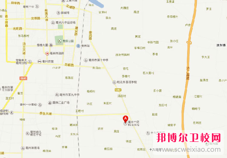 亳州中藥科技學(xué)校地址在哪里，哪個(gè)地區(qū)，哪個(gè)城市?
