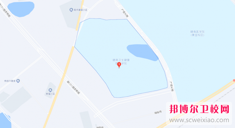 贛南衛生健康職業學院地址在哪里，哪個地區，哪個城市?