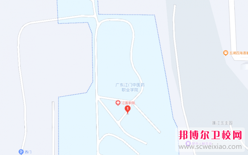 廣東江門中醫藥職業學院地址在哪里，哪個地區，哪個城市?