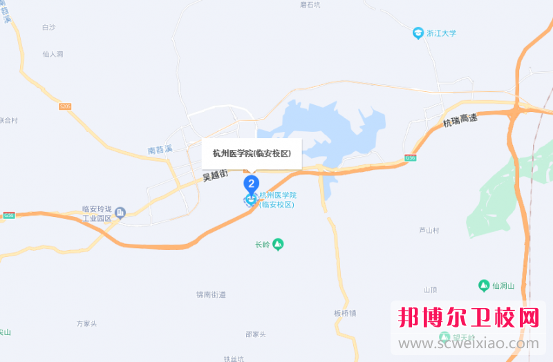 杭州醫學院地址在哪里，哪個地區，哪個城市?